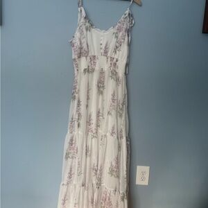 Baltic Born Floral White Maxi Dress